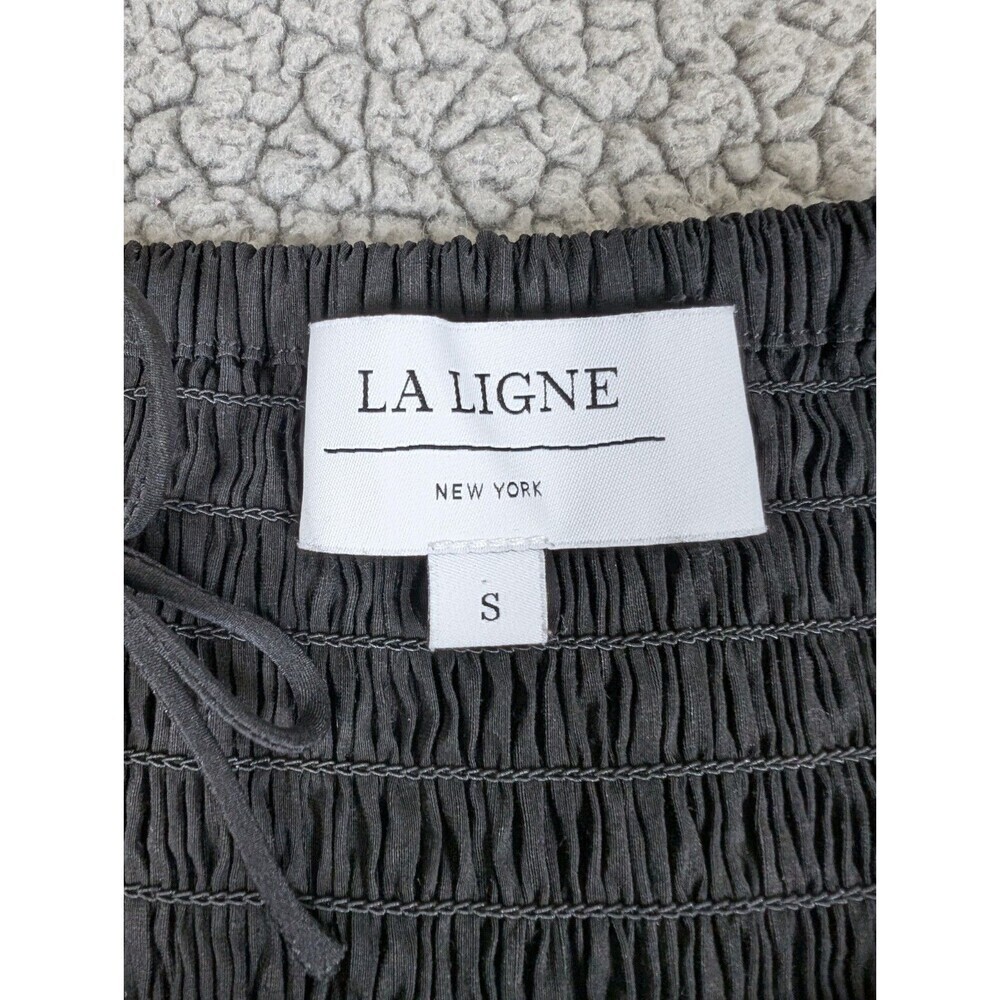 La Ligne Jumpsuit Mason‎ Womens Size Small Black Removable Straps $395 NWOT - Picture 3 of 16